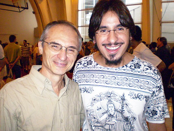 Fabio Mocci com Professor José Antonio Filla em 2009