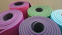 Prática de Hatha Yoga: mats / tapetinhos de Yoga